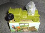 Click here to enlarge image and see more about item vavonvehicle11b: Avon Vintage Army Jeep Spicy After Shave