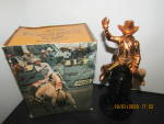Click here to enlarge image and see more about item vavonwestern1b: Vintage Avon Bucking Bronco Oland After Shave 