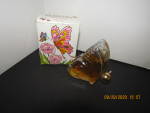 Click here to enlarge image and see more about item vavonwwildlife1b: Vintage Avon  Butterfly Topaze Cologne
