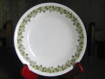 Vintage Corelle Spring Blossom Green  Luncheon Plate