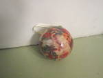 Click here to enlarge image and see more about item vcdbulb14: Vintage Decoupage Christmas Tree Ornament 