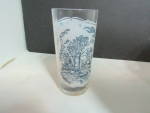 Click here to enlarge image and see more about item vcgcai1a: Vintage Currier & Ives Tumbler The Old Grist Mill