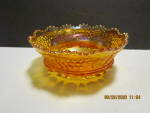 Click here to enlarge image and see more about item vcgnorthwood1c: Vintage Carnival Glass Northwood Fruit/Dessert Bowl