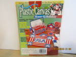 Click here to enlarge image and see more about item vcnpchh16h: Magazine Plastic Canvas Home & Holiday August  2003