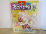 Click here to enlarge image and see more about item vcnpchh8h: Magazine Plastic Canvas Home & Holiday  June 2001