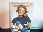 Click here to enlarge image and see more about item vcrbok8d: Vintage Coat's & Clark Book 210-A Learn To Crochet