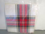 Click to view larger image of Vintage Cross Stitch Fabric Hopscotch Red Plaid (Image2)