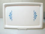 Click here to enlarge image and see more about item vcwcfb13i: Vintage Corning Ware Cornflower Blue Broil Bake Tray