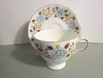 Click here to enlarge image and see more about item vdcss5: Vintage Queen Anne Bone China Teacup & Saucer