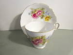 Click here to enlarge image and see more about item vdcss6: Vintage Regency Bone China Teacup & Saucer
