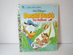 Click here to enlarge image and see more about item vddgb2i: A Little Golden Book Donald Duck's Toy SailBoat 2