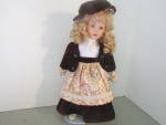 Click here to enlarge image and see more about item vdollc4: Vintage Porcelain Doll Unique 1-5000 Collection