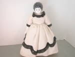 Click here to enlarge image and see more about item vdollc9: Antique China Head Mama Doll 