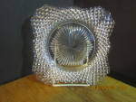 Click here to enlarge image and see more about item velglae3c: Vintage Westmoreland English Hobnail Luncheon Plate