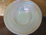 Click here to enlarge image and see more about item vfgmoonglow7d: Vintage Federal Glass Moonglow Rimed Cereal Bowl