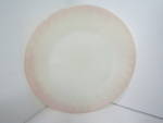 Click here to enlarge image and see more about item vfkss17l: Vintage Fire King Pink Swirl Dinner Plate