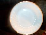Click here to enlarge image and see more about item vfkss7h: Vintage Fire King Golden Shell Luncheon Plate