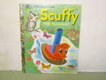 Click here to enlarge image and see more about item vgbttb5aa: Little Golden Book Scuffy The Tugboat 13th Printing