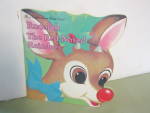 Click here to enlarge image and see more about item vgthsbook4: Golden Super Shape Book Rudolph the Red Nosed Reindeer 