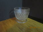 Vintage Indiana Glass Diamond Point Open Sugar Bowl