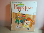 Click here to enlarge image and see more about item vlgbss10g: Little Golden Book Sesame Street Puppy Love