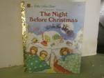 Click here to enlarge image and see more about item vlgchrisbook13: Little Golden Book the Night Before Christmas 1987