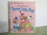 Click here to enlarge image and see more about item vlgdmabook4: A Golden Book Disney's The Three Little Pigs 106-53