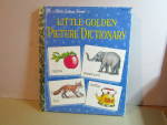 Click here to enlarge image and see more about item vlglearnbook2: Vintage Little Golden Book Picture Dictionary
