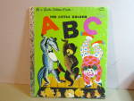 Click here to enlarge image and see more about item vlglearnbook7: Vintage Little Golden Book A B C