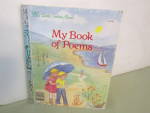 Click here to enlarge image and see more about item vlgmgbook7:  A LIttle Golden Book My Book of Poems
