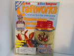 Click here to enlarge image and see more about item vmcwork6k: Magazine Craftworks Creative Fun For Everyone Aug. 1997