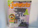 Click here to enlarge image and see more about item vmcwork8h: Magazine Craftworks Creative Fun For Everyone Oct. 1997