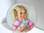 Click here to enlarge image and see more about item vmothd1k: Vintage Jennifer & Jenny Fur Mothers Day Plate