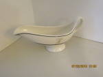Click here to enlarge image and see more about item voneida1d: Vintage Oneida Classic Gravy Boat