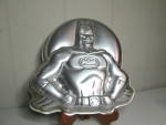 Click here to enlarge image and see more about item vshcp1d: Wilton Vintage Batman Cake Pan