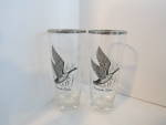 Click here to enlarge image and see more about item vsmbw6c: Federal Sportsman Wild Fowl Tall Drinking Glasses