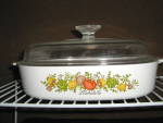 Click here to enlarge image and see more about item vsolife2k: CorningWare Spice of Life 8 Inch  Skillet