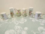 Click here to enlarge image and see more about item vspmixed4: Vintage Floral Design Salt & Pepper Shaker Mixed Set