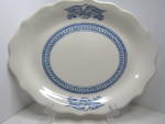 Click here to enlarge image and see more about item vsycp4h: Vintage Syracuse China Americana Colonial  Oval Platter