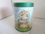 Click here to enlarge image and see more about item vtinan3f: Vintage Collectable Forest Animal Tin