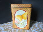 Click here to enlarge image and see more about item vtinladies10: Vintage Princeton Industries Butterfly Storage Tin