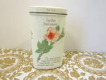 Click here to enlarge image and see more about item vtinladies7: Vintage Floral Tin British Wild Rose