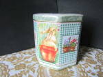 Click to view larger image of Vintage Octagon Tin Vicky Howard Design (Image2)