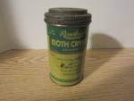 Click here to enlarge image and see more about item vtinproduct3a: Vintage Rawleigh's Moth Crystals Tin