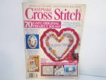 Click here to enlarge image and see more about item vvcm4h: Vintage Craft Magazine Keepsake  Cross Stitch 1992