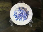 Click here to enlarge image and see more about item wedg1l: Vintage Wedgwood Etruria Cornflower Blue Ashtray
