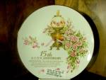 Click here to enlarge image and see more about item xavp5n: Avon Rose Plate 15th Avon Anniversary