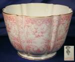 Click to view larger image of Aynsley Pink Print creamer & waste (Image4)