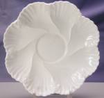 Click to view larger image of Coalport White Relief Molded demi c&s (Image5)