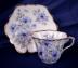 Click to view larger image of Rosina Blue Flowers cup & saucer (Image6)